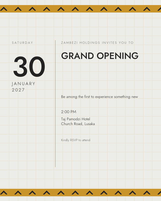 App Launch invitation design preview