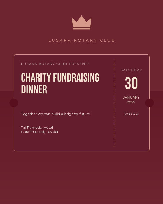 Benefit Concert invitation design preview