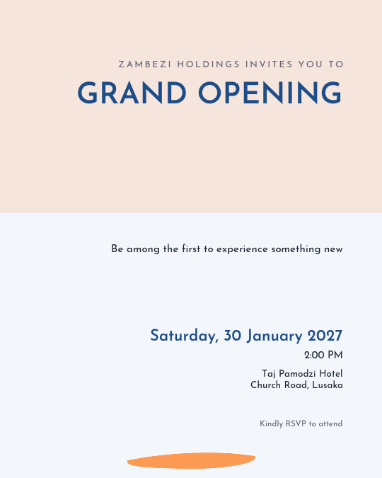 Brand Reveal invitation design preview