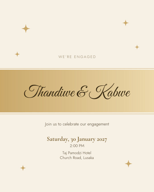 Champagne Toast invitation design preview