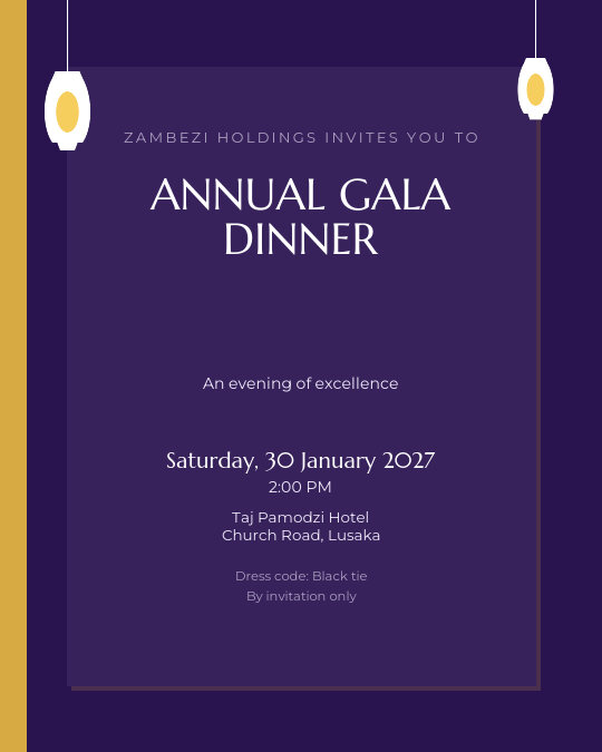 Charity Ball invitation design preview