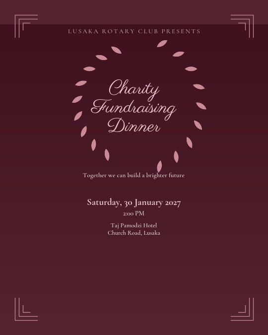 Charity Gala invitation design preview