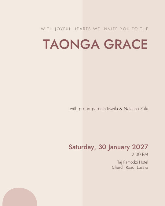 Christening Lace invitation design preview