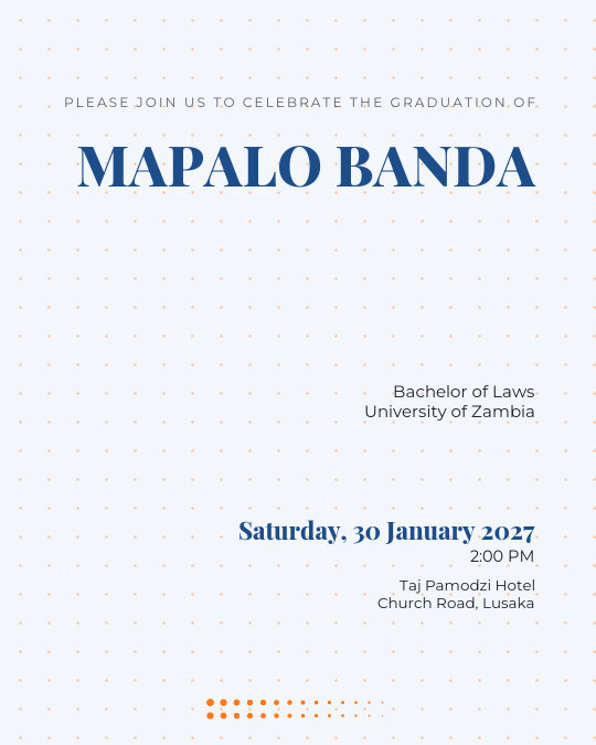 Class Act invitation design preview