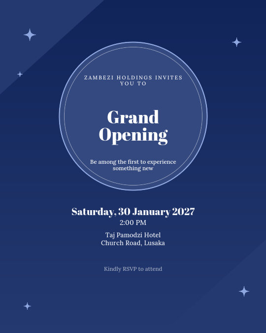 Collection Launch invitation design preview