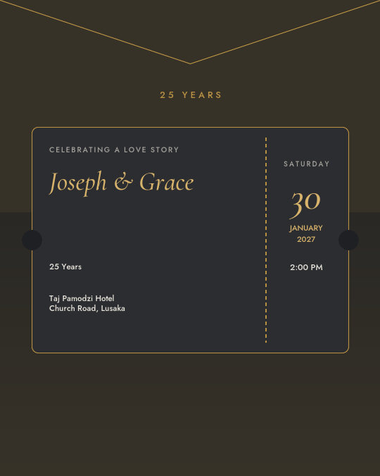 Crystal Evening invitation design preview