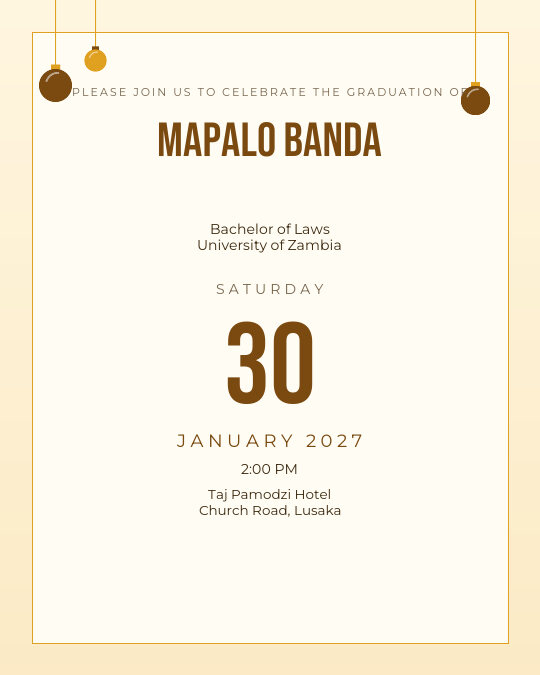 Degree of Joy invitation design preview