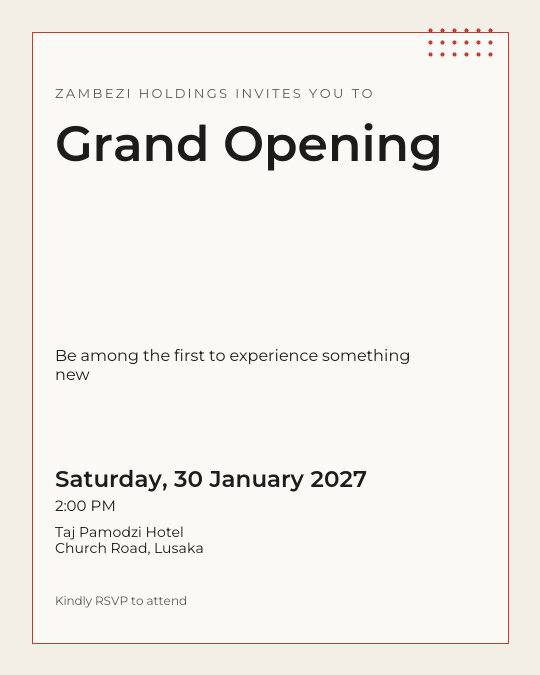 Doors Open invitation design preview
