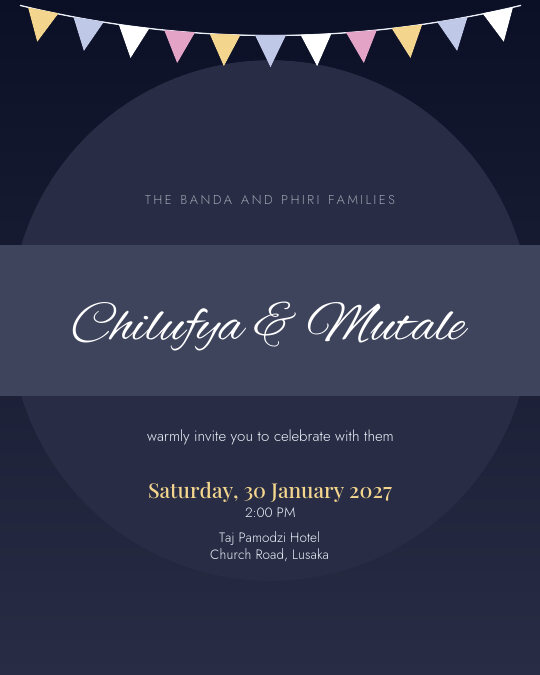 Drumbeat Celebration invitation design preview
