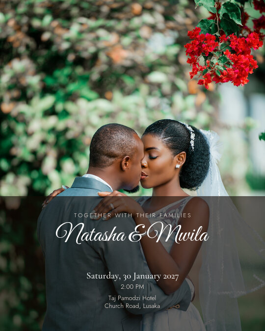 Ever After invitation design preview