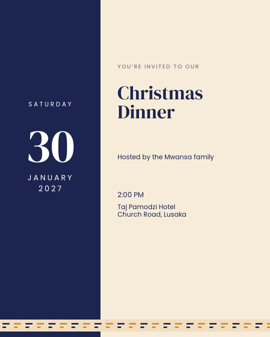 Father’s Day Braai invitation design preview