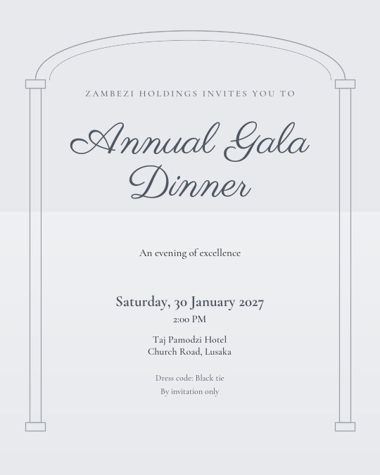 Gala of Hope invitation design preview