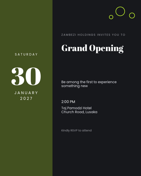 Gallery Opening invitation design preview