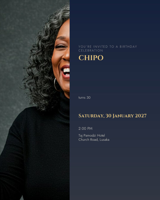 Golden Years Party invitation design preview