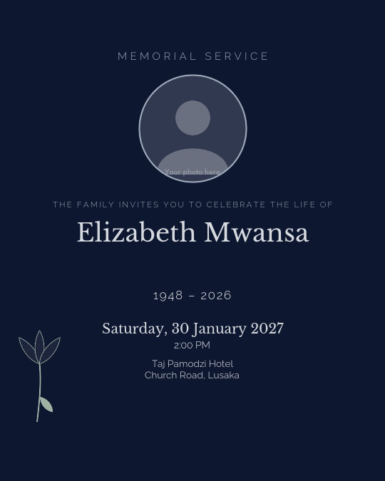 Graceful Goodbye invitation design preview
