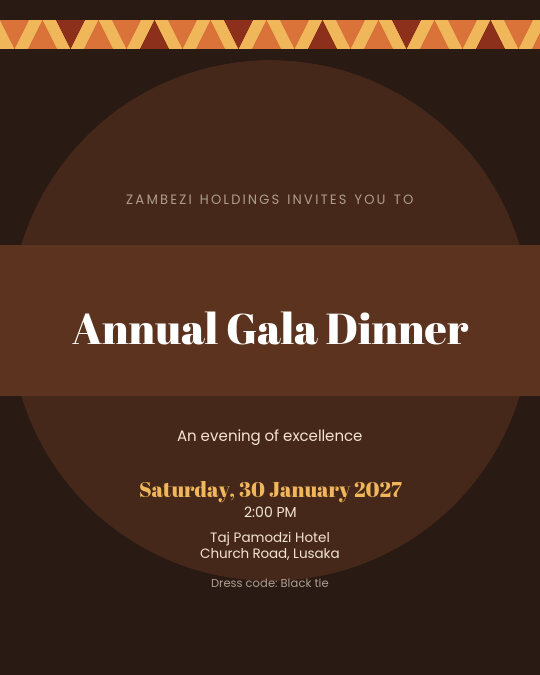 Heritage Gala invitation design preview