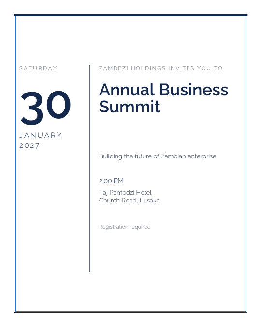 Leadership Breakfast invitation design preview