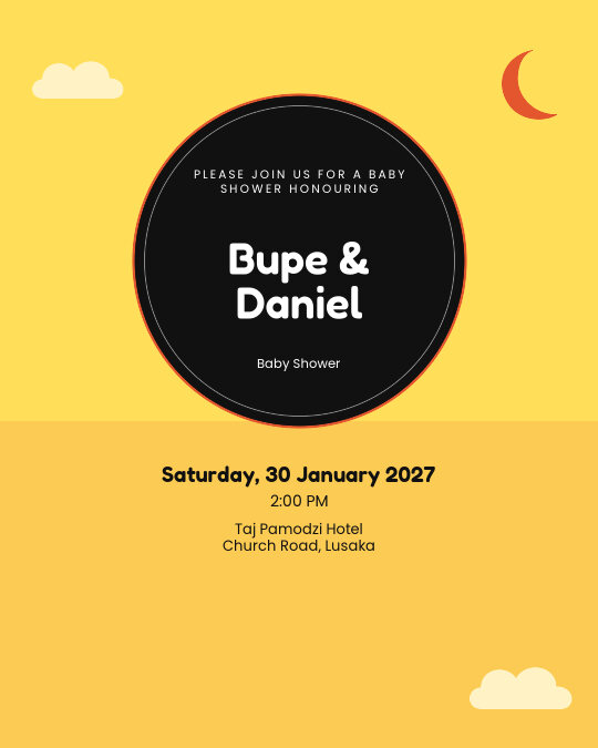 Little Peanut invitation design preview