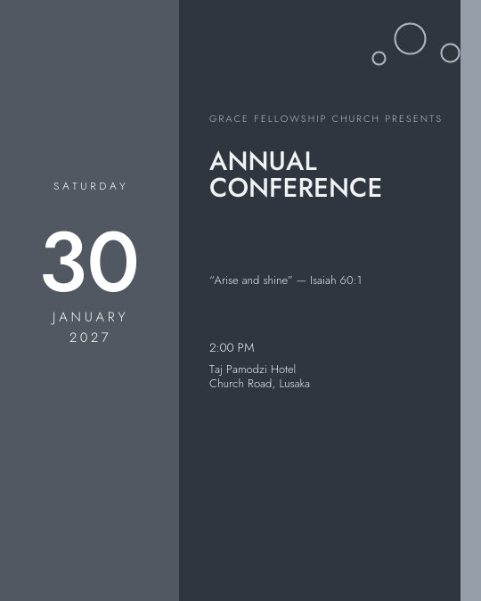 Men’s Fellowship invitation design preview