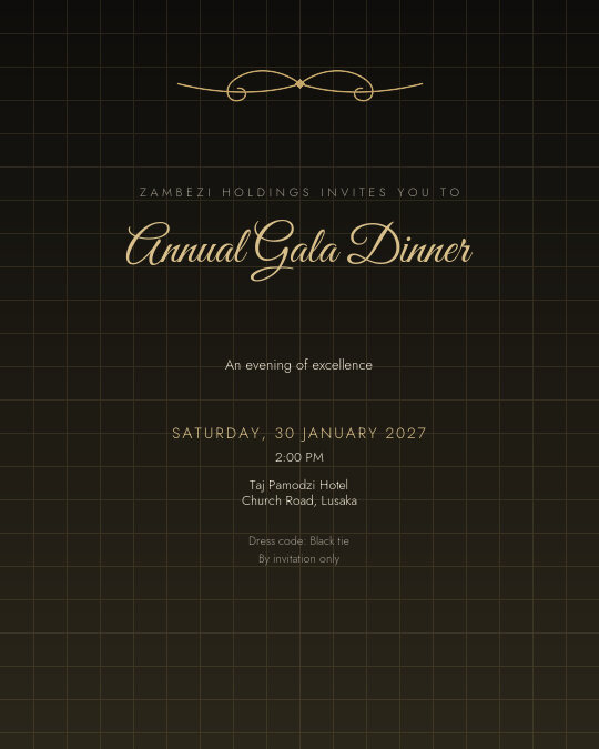 Midnight Gala invitation design preview