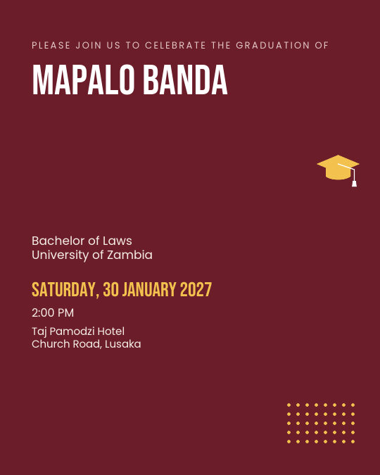 Campus Modern invitation design preview