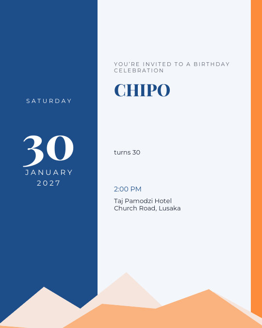 Neon Night invitation design preview