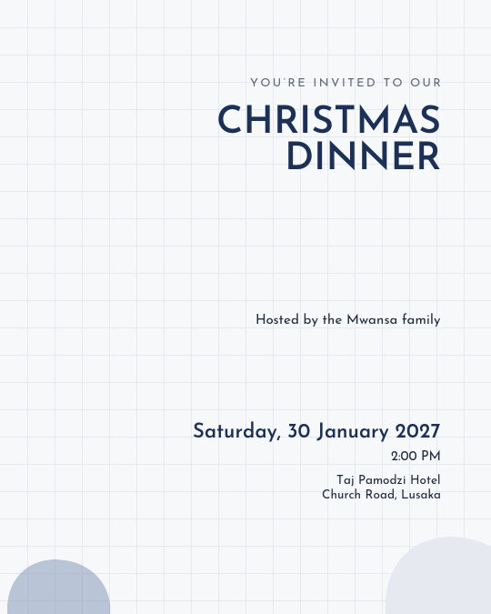 New Year Brunch invitation design preview