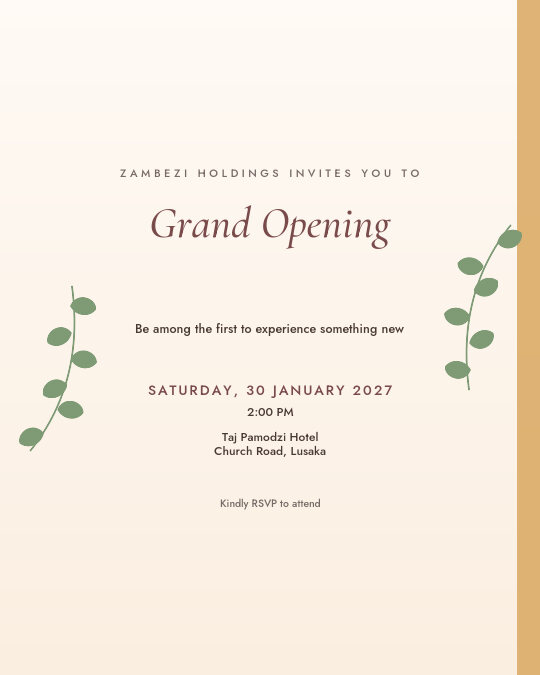 Salon Opening invitation design preview