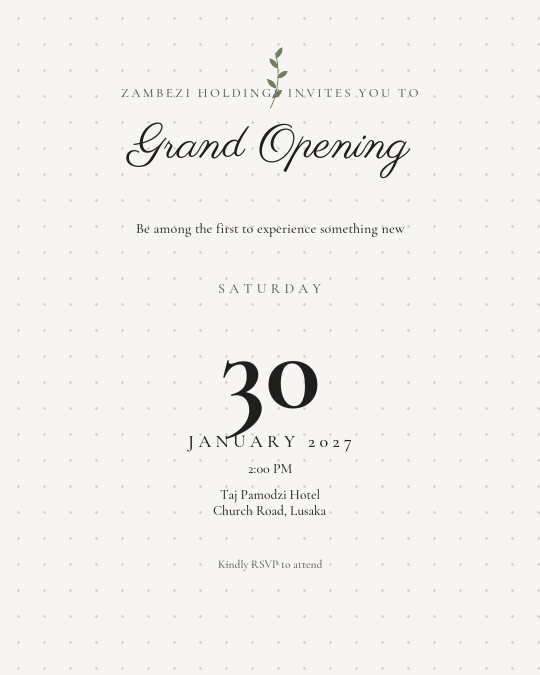 Spa Launch invitation design preview