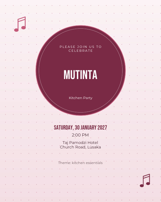 Spice & Sparkle invitation design preview