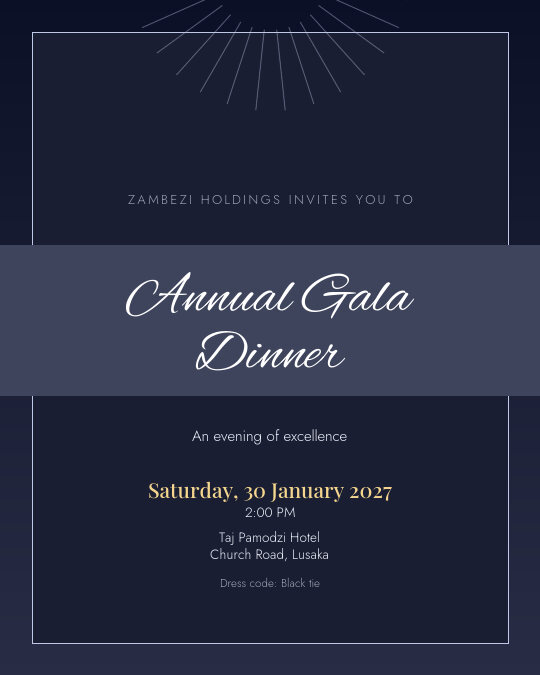 Starlight Gala invitation design preview