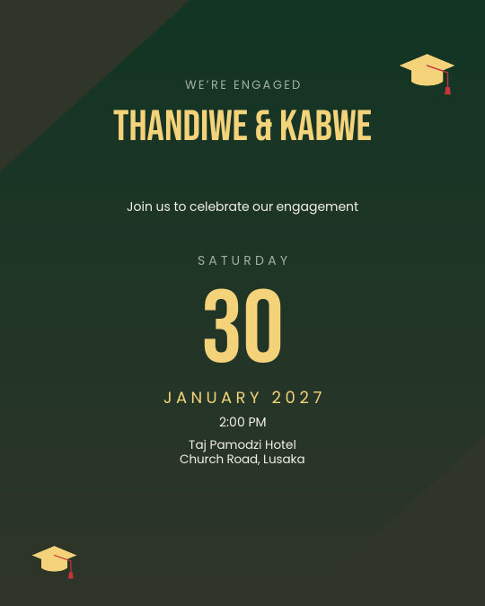 Starlit Promise invitation design preview