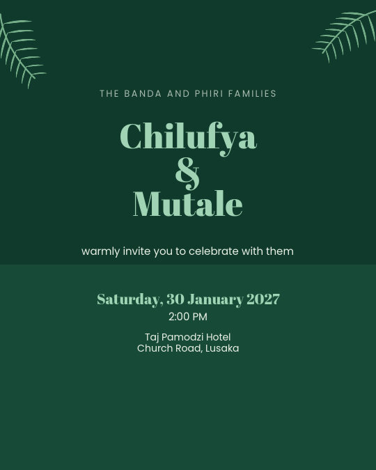 Sunset Kinship invitation design preview