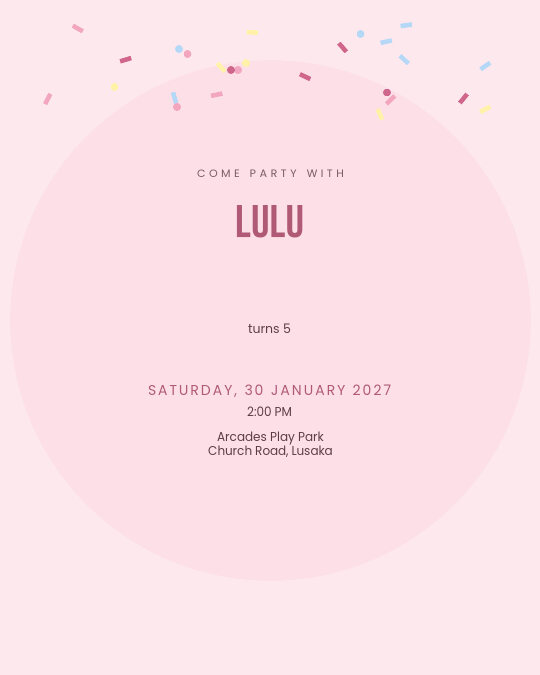 Superstar Party invitation design preview