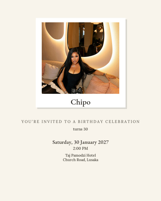 The Birthday Portrait invitation design preview