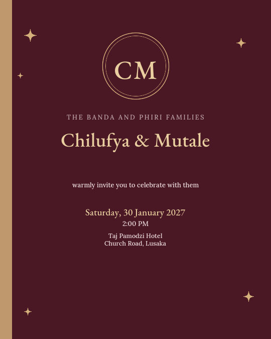 The Family Bond invitation design preview