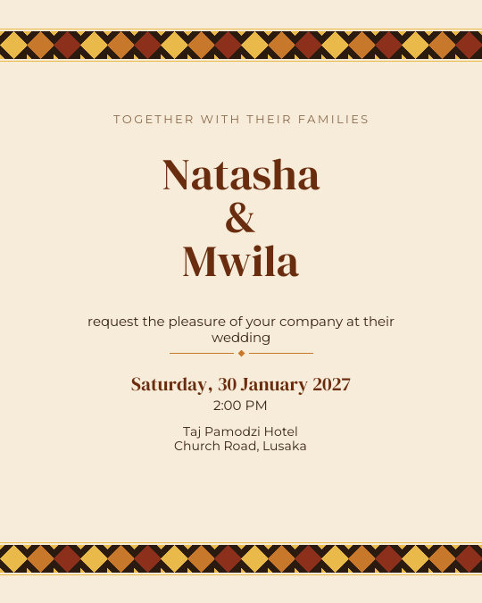 Heritage Celebration invitation design preview