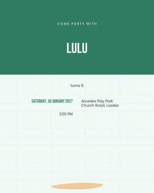 Twinkle Star invitation design preview
