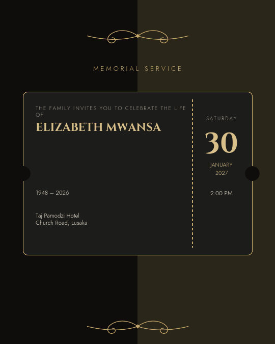 Unveiling of the Tombstone invitation design preview