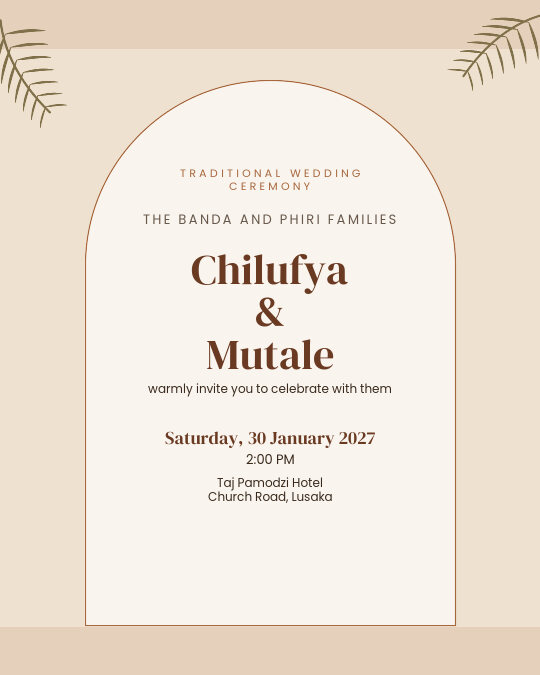 Village Gathering invitation design preview