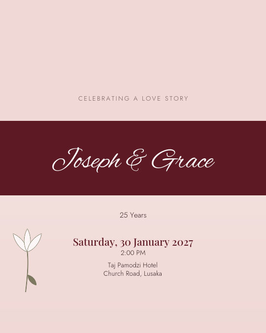 Vow Renewal invitation design preview