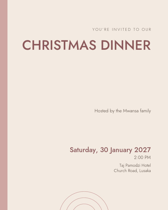 Winter Warmer invitation design preview