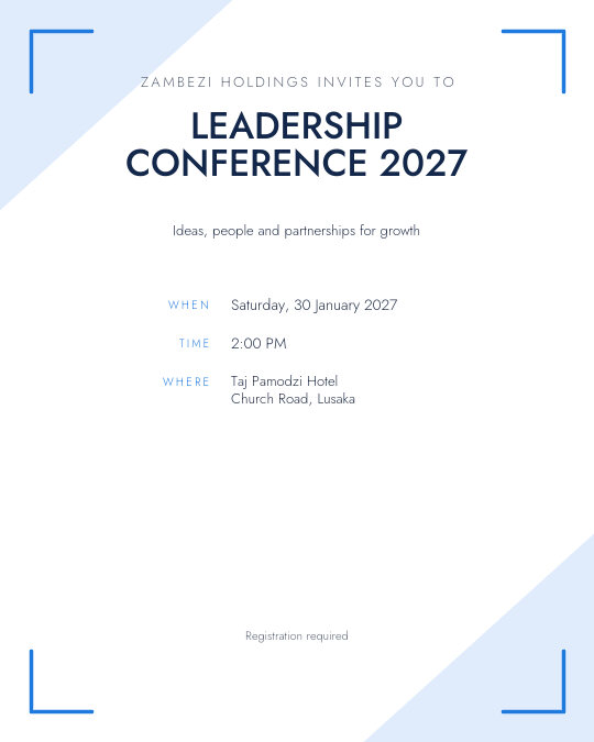 Women Leaders Conference invitation design preview