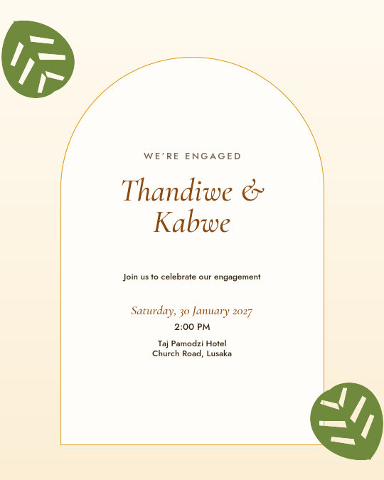 Yes, Forever invitation design preview